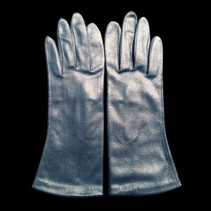 HANSEN Cloth Fabric Gloves, Women’s Size 6, NAVY BLUE, Pre-owned, EUC